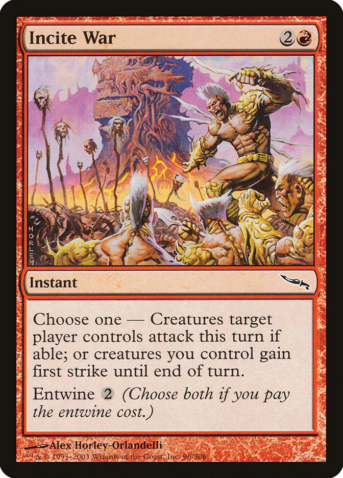 Incite War [Mirrodin] | Gear Gaming Fayetteville