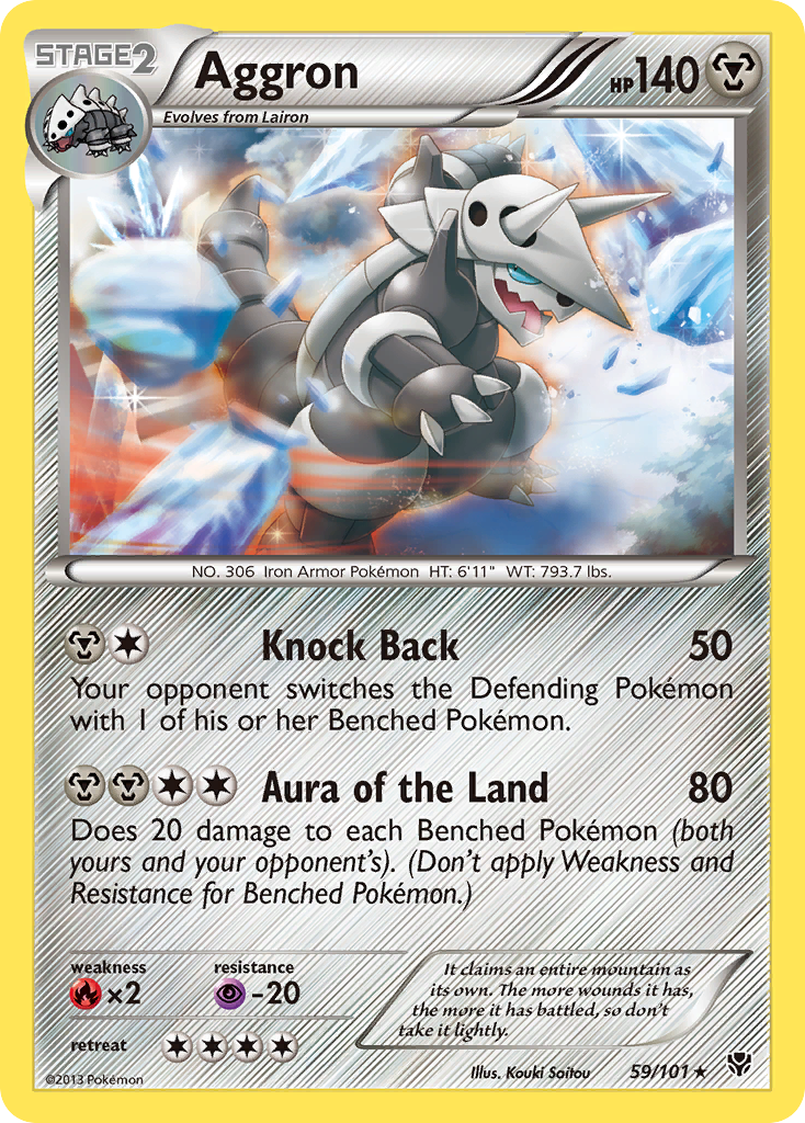 Aggron (59/101) [Black & White: Plasma Blast] | Gear Gaming Fayetteville