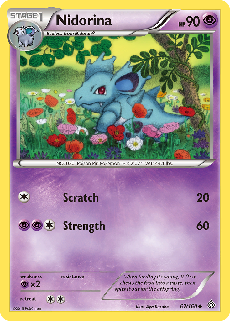 Nidorina (67/160) [XY: Primal Clash] | Gear Gaming Fayetteville