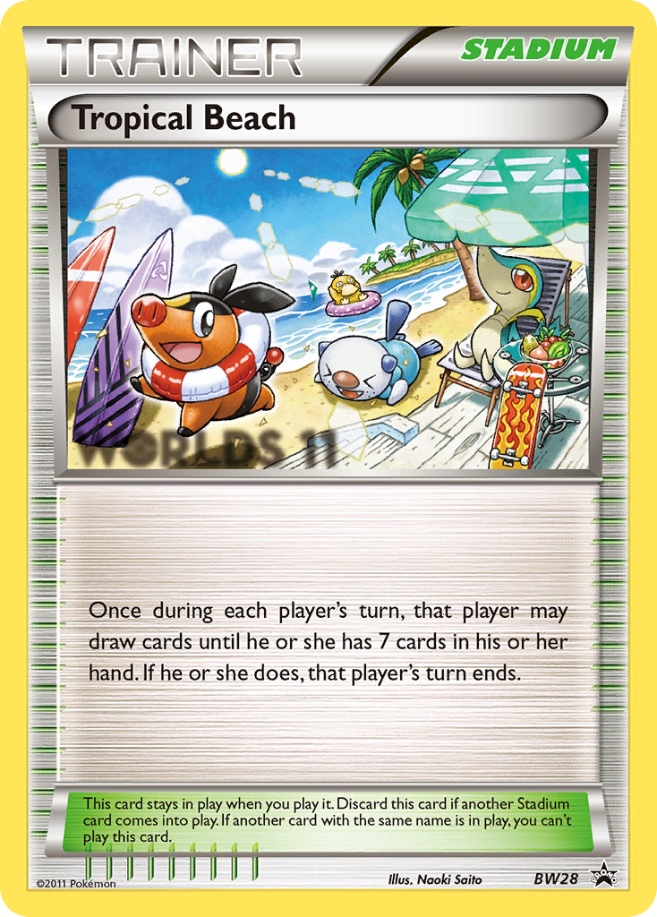 Tropical Beach (BW28) [Black & White: Black Star Promos] | Gear Gaming Fayetteville