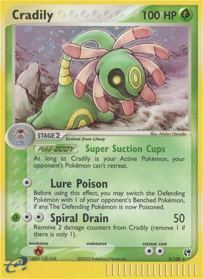 Cradily (3/100) [EX: Sandstorm] | Gear Gaming Fayetteville