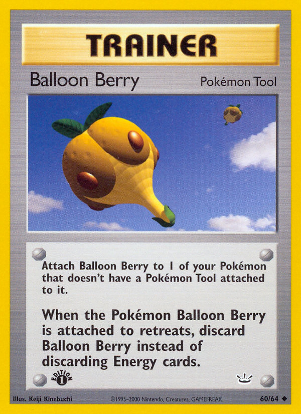 Balloon Berry (60/64) [Neo Revelation 1st Edition] | Gear Gaming Fayetteville