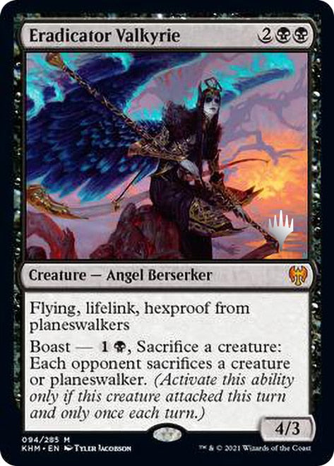 Eradicator Valkyrie (Promo Pack) [Kaldheim Promos] | Gear Gaming Fayetteville