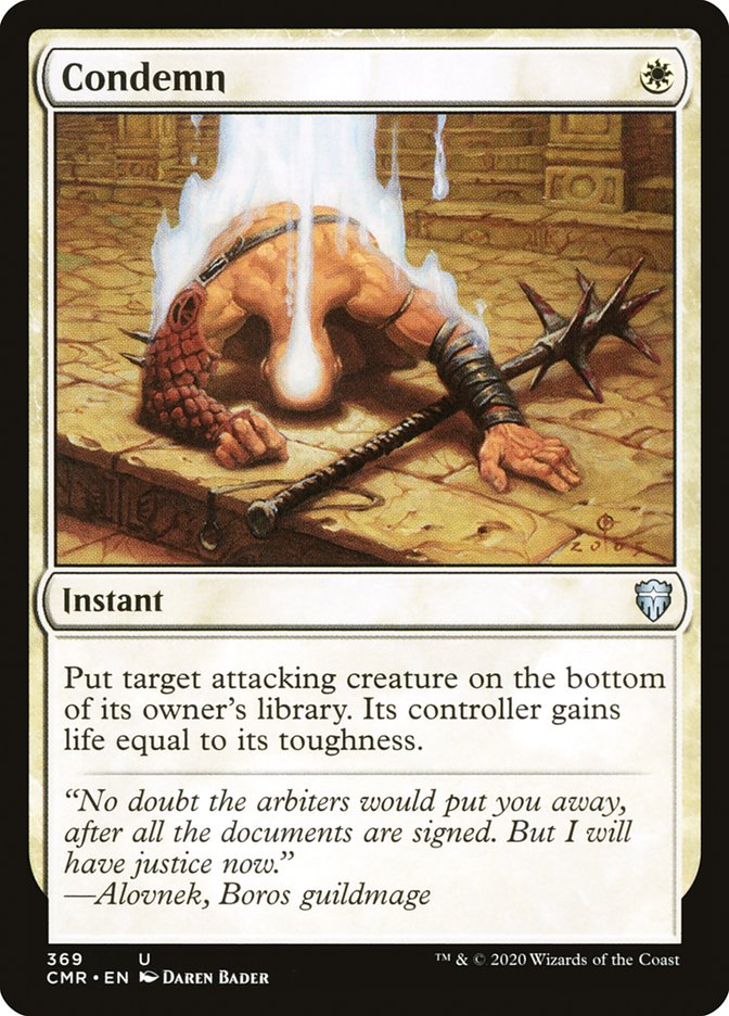 Condemn [Commander Legends] | Gear Gaming Fayetteville