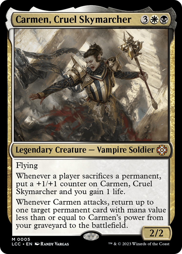 Carmen, Cruel Skymarcher [The Lost Caverns of Ixalan Commander] | Gear Gaming Fayetteville