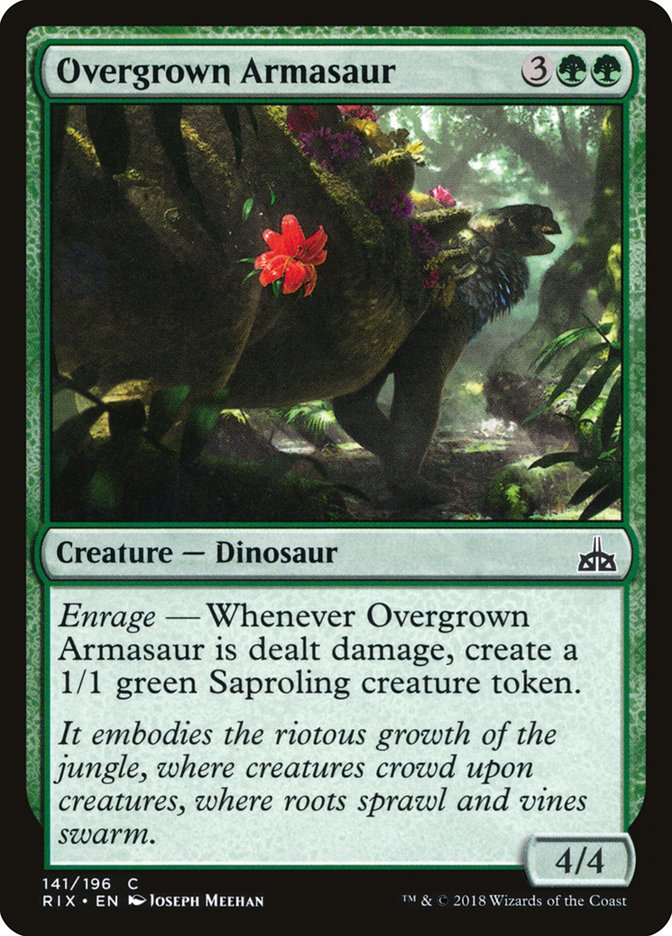 Overgrown Armasaur [Rivals of Ixalan] | Gear Gaming Fayetteville