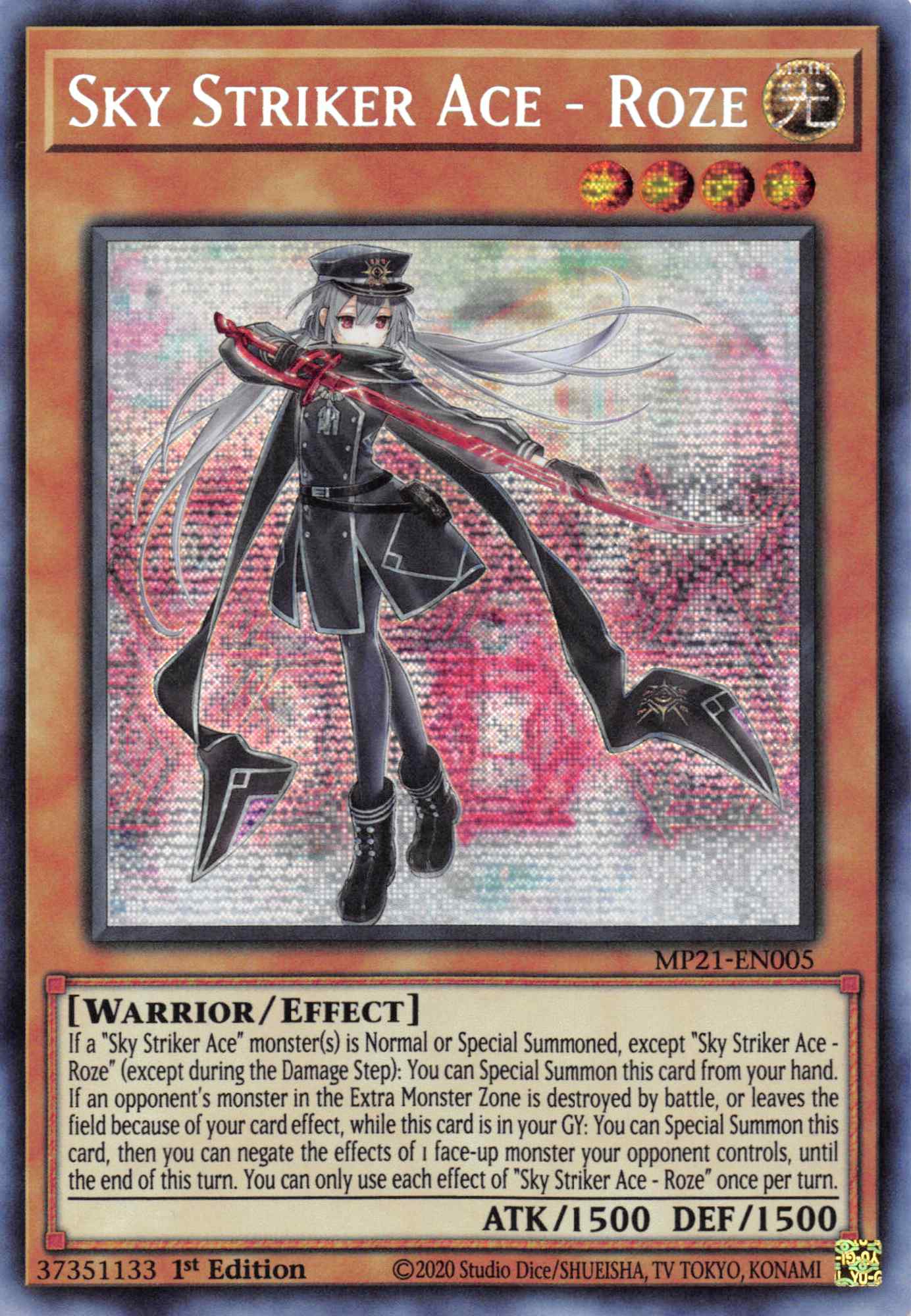 Sky Striker Ace - Roze [MP21-EN005] Prismatic Secret Rare | Gear Gaming Fayetteville