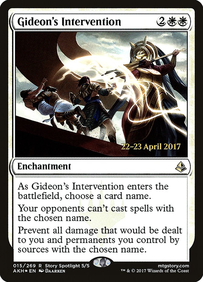 Gideon's Intervention [Amonkhet Prerelease Promos] | Gear Gaming Fayetteville