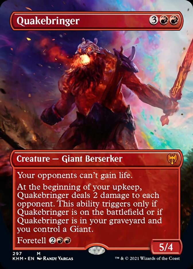 Quakebringer (Borderless Alternate Art) [Kaldheim] | Gear Gaming Fayetteville