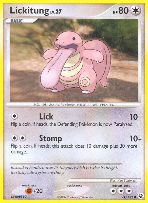 Lickitung (91/132) [Diamond & Pearl: Secret Wonders] | Gear Gaming Fayetteville