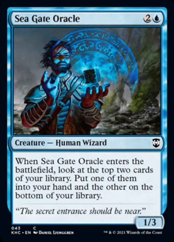 Sea Gate Oracle [Kaldheim Commander] | Gear Gaming Fayetteville