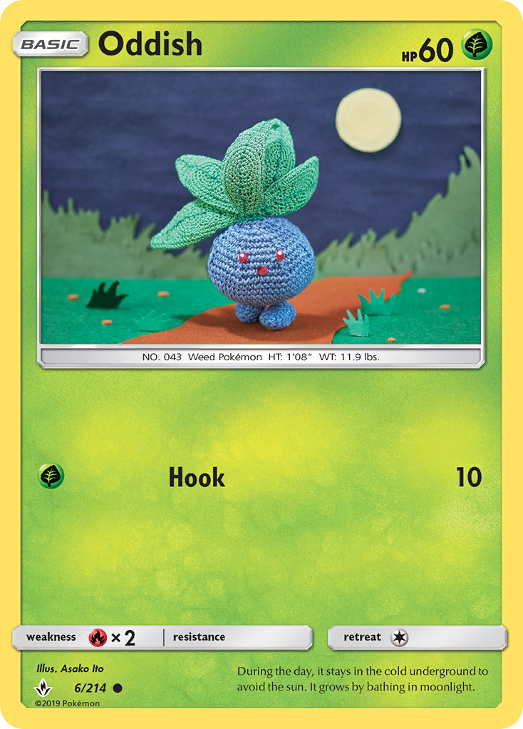 Oddish (6/214) [Sun & Moon: Unbroken Bonds] | Gear Gaming Fayetteville