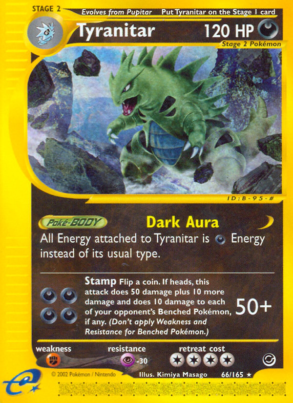 Tyranitar (66/165) [Expedition: Base Set] | Gear Gaming Fayetteville