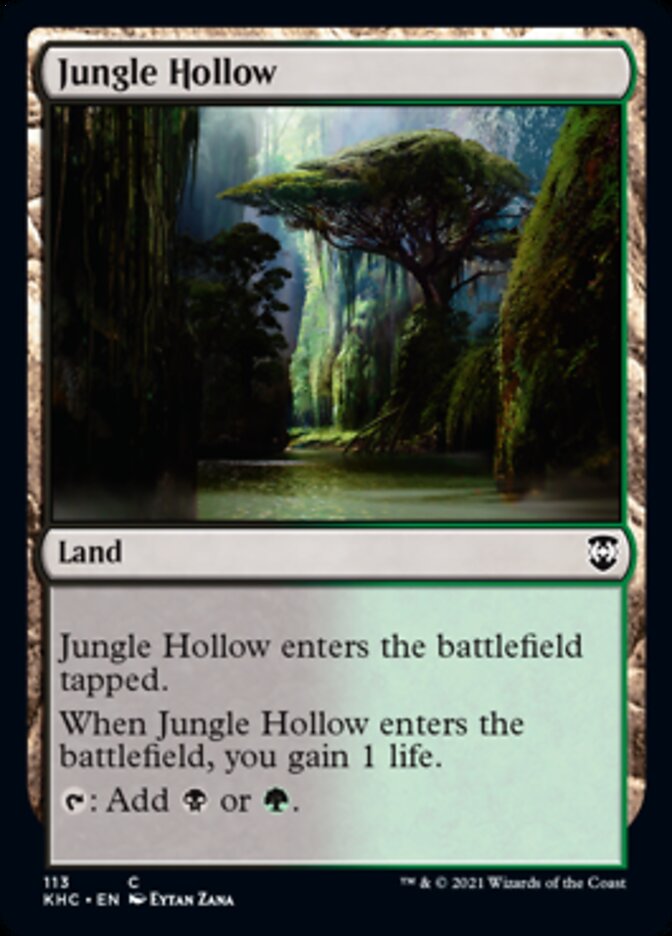 Jungle Hollow [Kaldheim Commander] | Gear Gaming Fayetteville