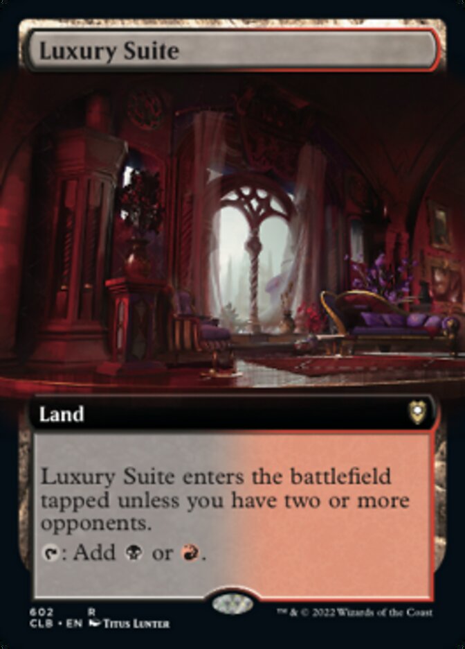 Luxury Suite (Extended Art) [Commander Legends: Battle for Baldur's Gate] | Gear Gaming Fayetteville