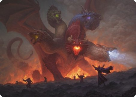 Tiamat Art Card [Dungeons & Dragons: Adventures in the Forgotten Realms Art Series] | Gear Gaming Fayetteville