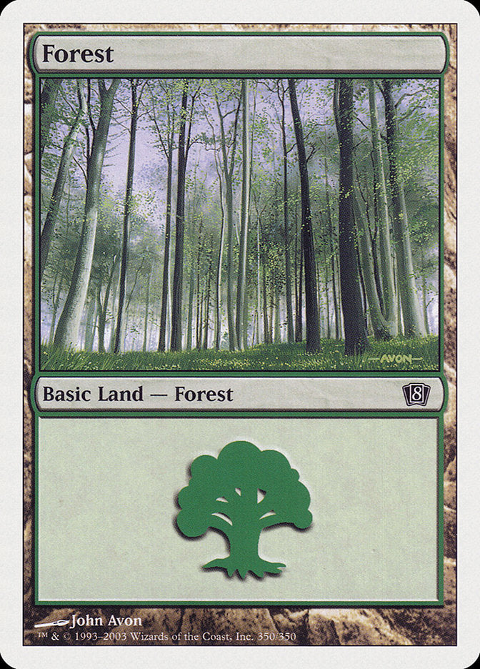 Forest (350) [Eighth Edition] | Gear Gaming Fayetteville