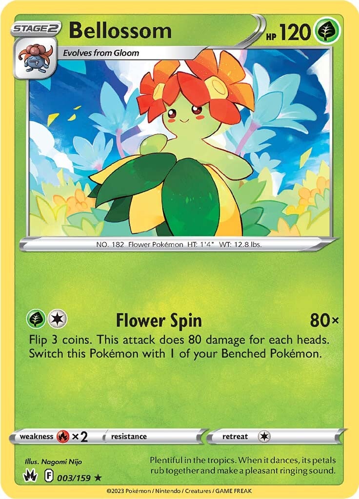 Bellossom (003/159) [Sword & Shield: Crown Zenith] | Gear Gaming Fayetteville