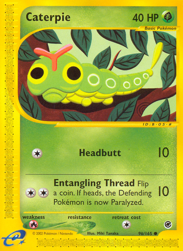 Caterpie (96/165) [Expedition: Base Set] | Gear Gaming Fayetteville