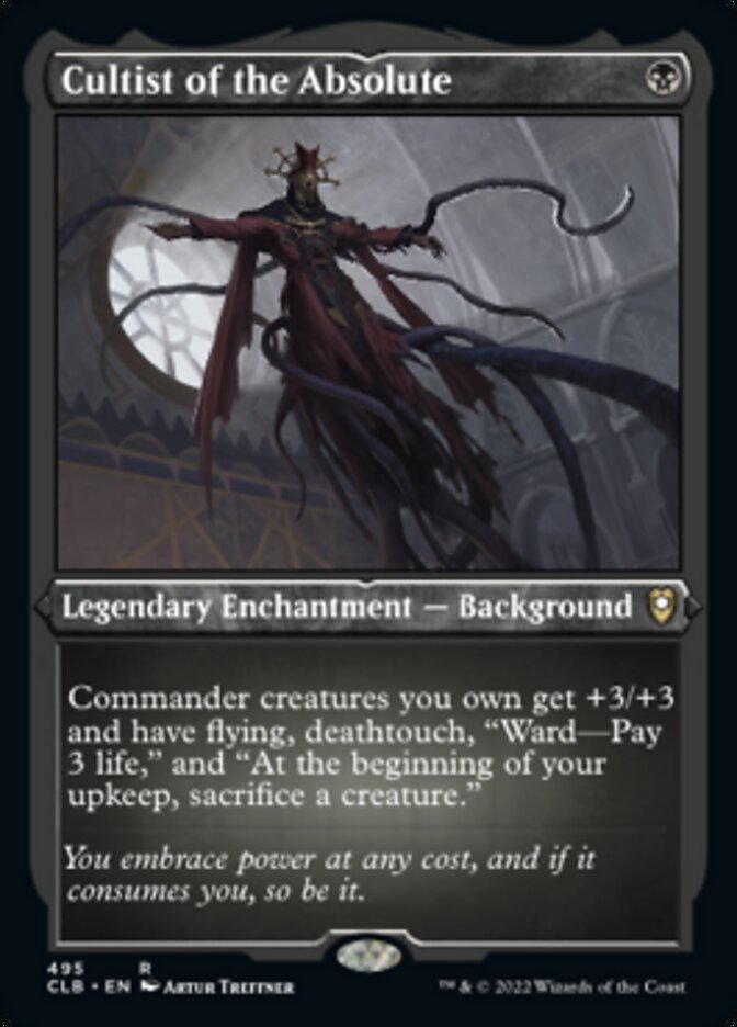 Cultist of the Absolute (Foil Etched) [Commander Legends: Battle for Baldur's Gate] | Gear Gaming Fayetteville