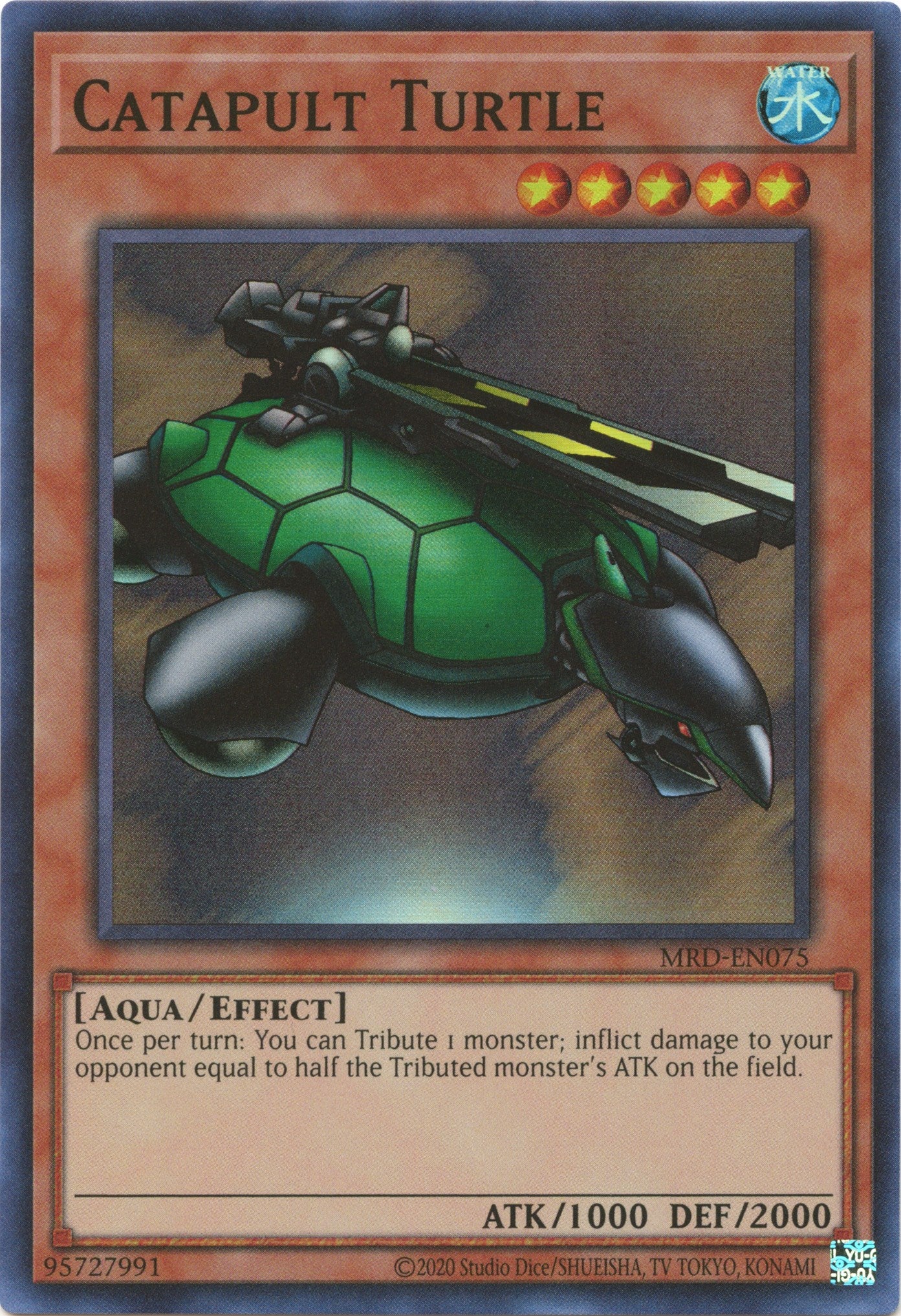 Catapult Turtle (25th Anniversary) [MRD-EN075] Super Rare | Gear Gaming Fayetteville