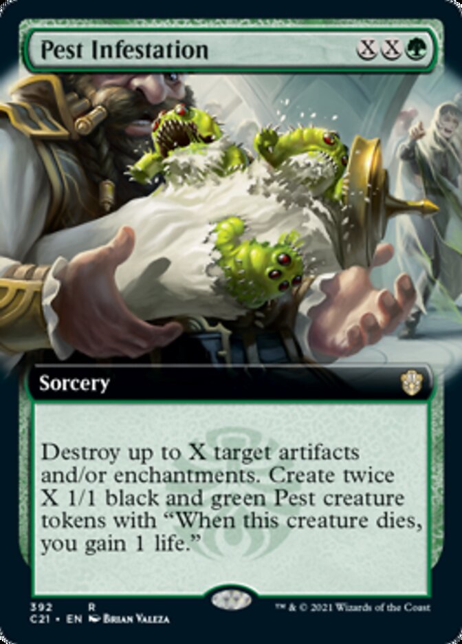 Pest Infestation (Extended Art) [Commander 2021] | Gear Gaming Fayetteville