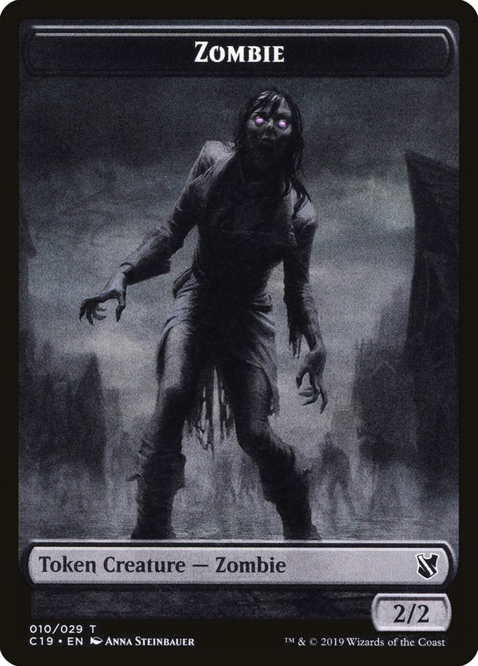 Zombie Token (010/029) [Commander 2019 Tokens] | Gear Gaming Fayetteville