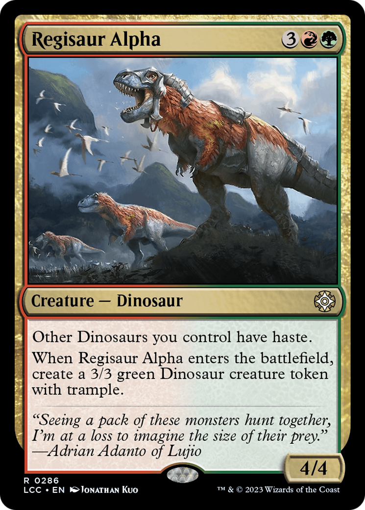 Regisaur Alpha [The Lost Caverns of Ixalan Commander] | Gear Gaming Fayetteville