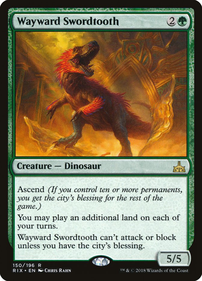 Wayward Swordtooth [Rivals of Ixalan] | Gear Gaming Fayetteville