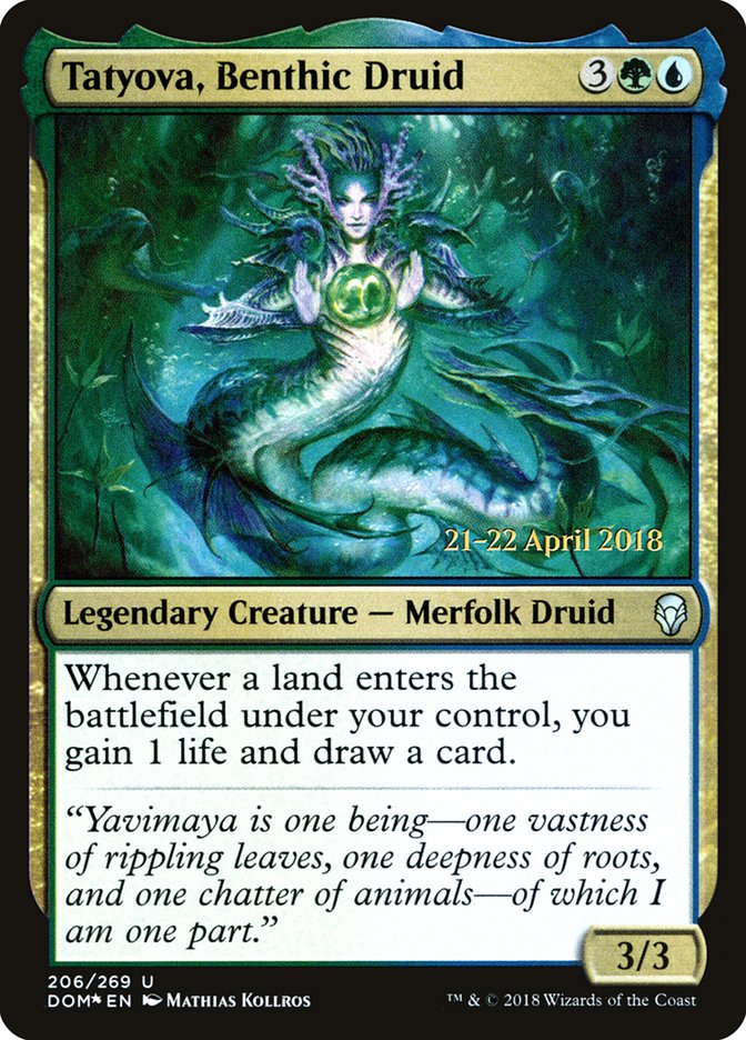 Tatyova, Benthic Druid [Dominaria Prerelease Promos] | Gear Gaming Fayetteville