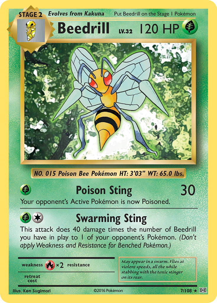 Beedrill (7/108) [XY: Evolutions] | Gear Gaming Fayetteville