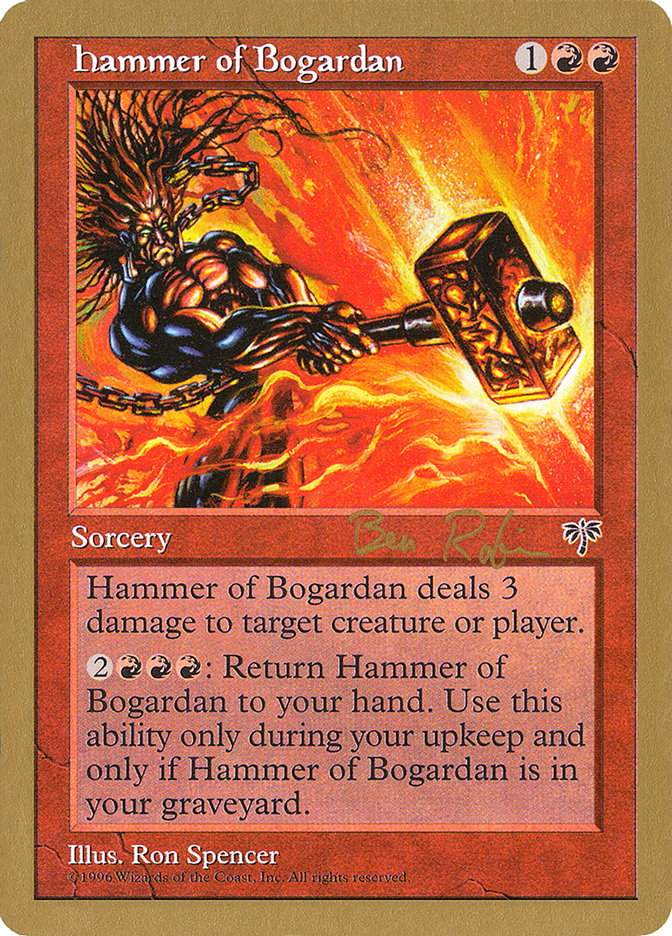 Hammer of Bogardan (Ben Rubin) [World Championship Decks 1998] | Gear Gaming Fayetteville