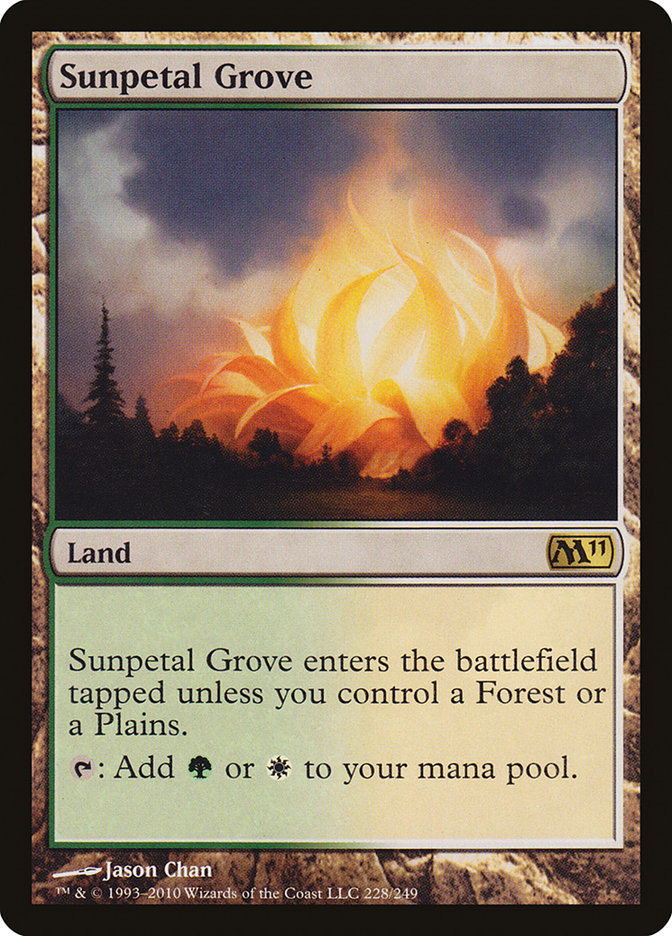 Sunpetal Grove [Magic 2011] | Gear Gaming Fayetteville