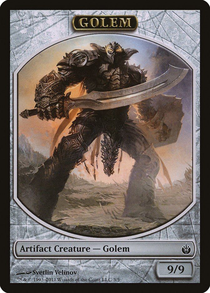 Golem Token [Mirrodin Besieged Tokens] | Gear Gaming Fayetteville