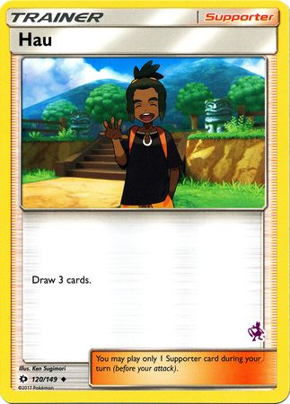 Hau (120/149) (Mewtwo Deck) [Battle Academy 2020] | Gear Gaming Fayetteville