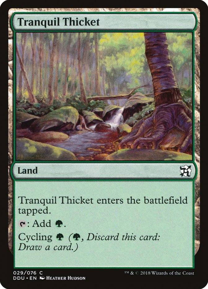 Tranquil Thicket [Duel Decks: Elves vs. Inventors] | Gear Gaming Fayetteville