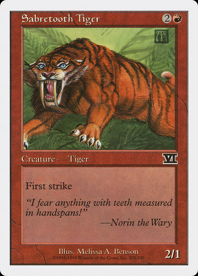 Sabretooth Tiger [Classic Sixth Edition] | Gear Gaming Fayetteville