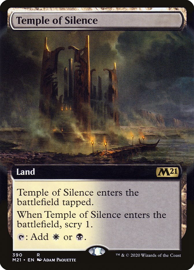 Temple of Silence (Extended Art) [Core Set 2021] | Gear Gaming Fayetteville