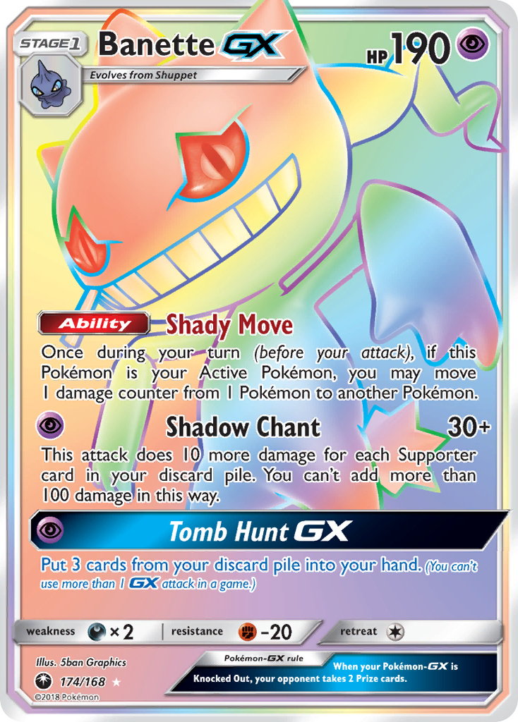 Banette GX (174/168) [Sun & Moon: Celestial Storm] | Gear Gaming Fayetteville