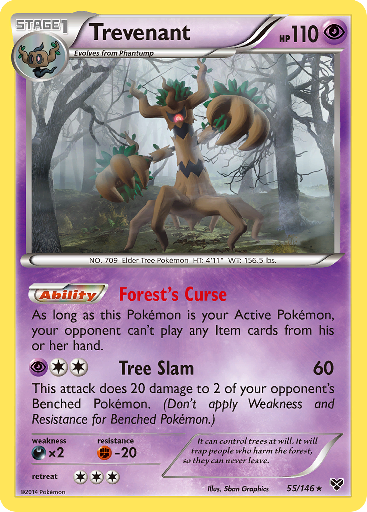 Trevenant (55/146) [XY: Base Set] | Gear Gaming Fayetteville