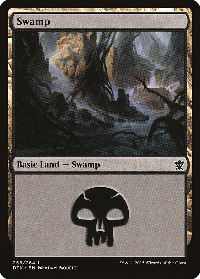 Swamp (258) [Dragons of Tarkir] | Gear Gaming Fayetteville