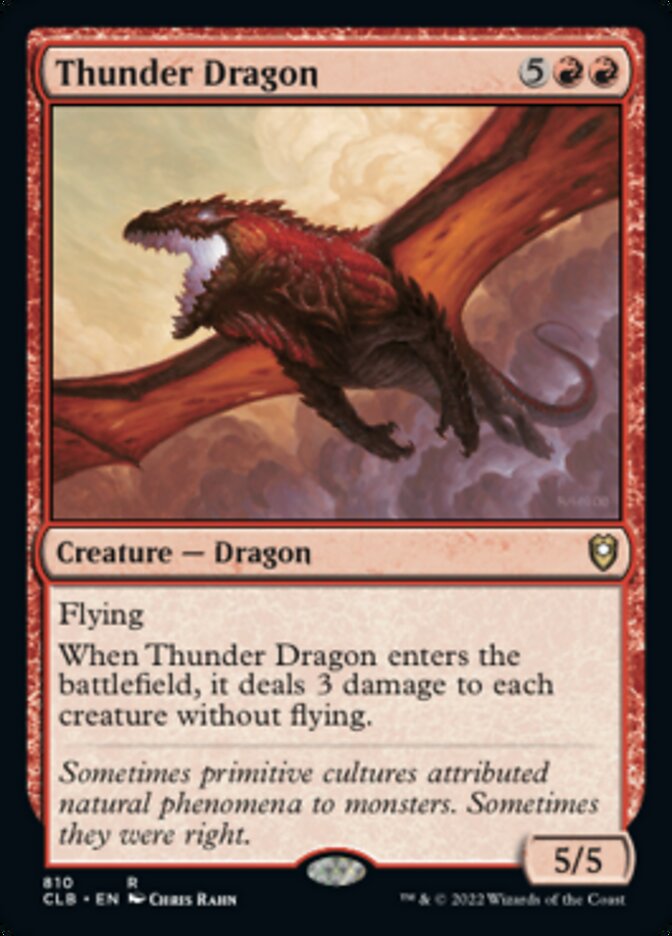 Thunder Dragon [Commander Legends: Battle for Baldur's Gate] | Gear Gaming Fayetteville