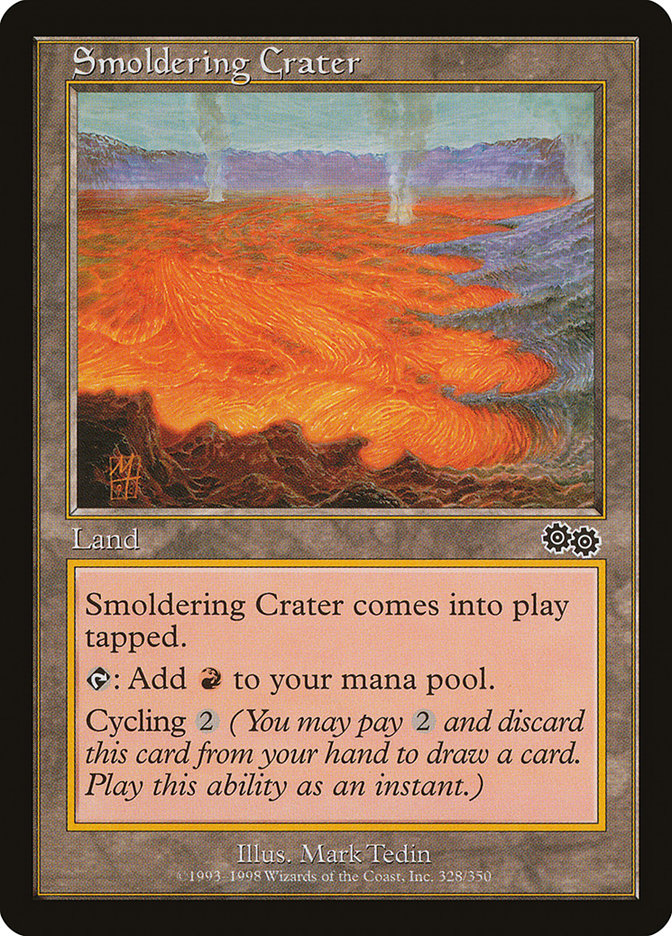 Smoldering Crater [Urza's Saga] | Gear Gaming Fayetteville