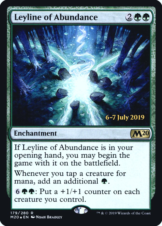 Leyline of Abundance [Core Set 2020 Prerelease Promos] | Gear Gaming Fayetteville