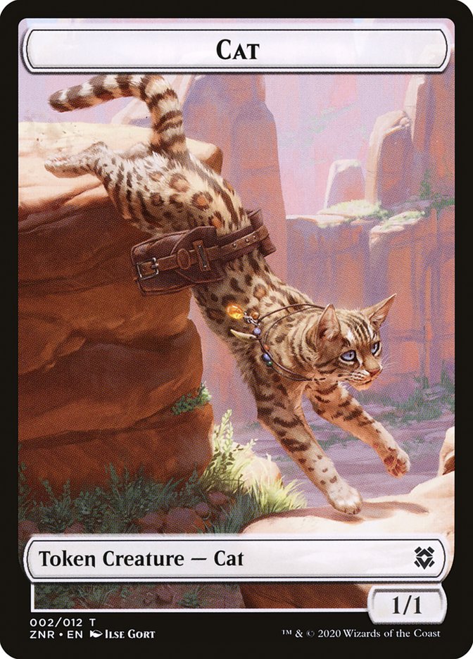 Cat Token [Zendikar Rising Tokens] | Gear Gaming Fayetteville