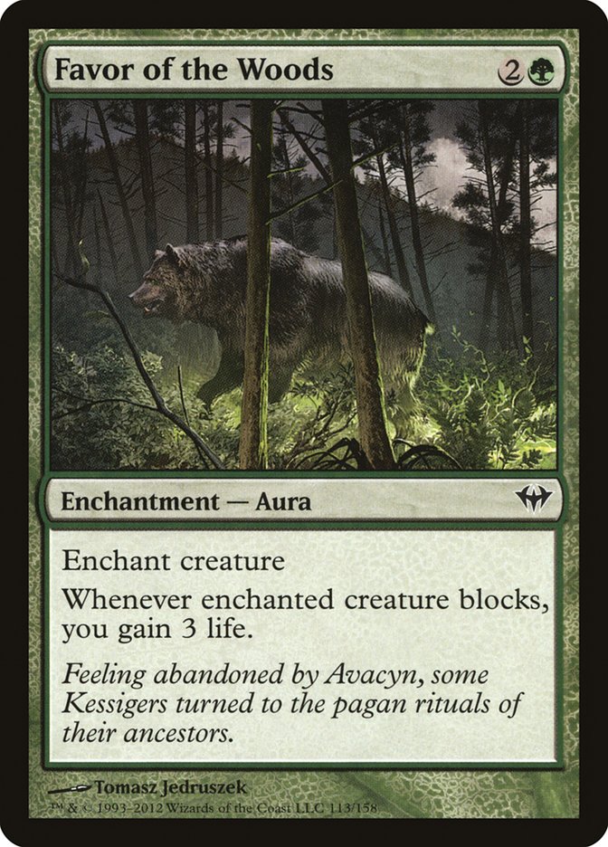 Favor of the Woods [Dark Ascension] | Gear Gaming Fayetteville