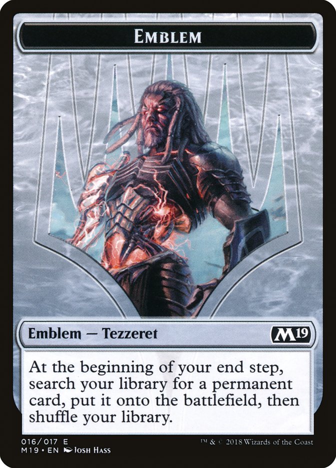 Tezzeret, Artifice Master Emblem [Core Set 2019 Tokens] | Gear Gaming Fayetteville