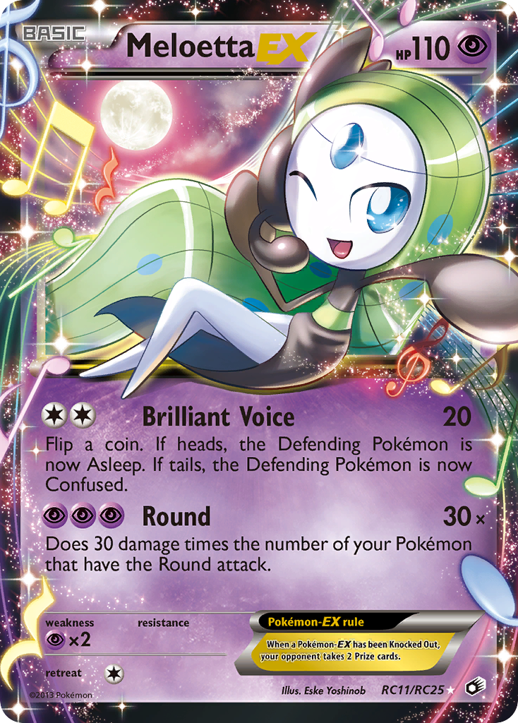 Meloetta EX (RC11/RC25) [Black & White: Legendary Treasures] | Gear Gaming Fayetteville