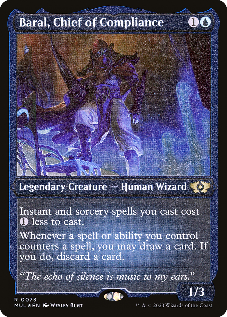 Baral, Chief of Compliance (Foil Etched) [Multiverse Legends] | Gear Gaming Fayetteville