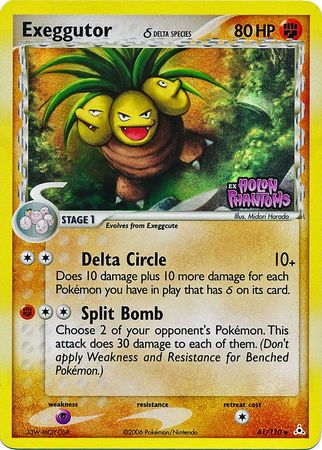 Exeggutor (41/110) (Delta Species) (Stamped) [EX: Holon Phantoms] | Gear Gaming Fayetteville